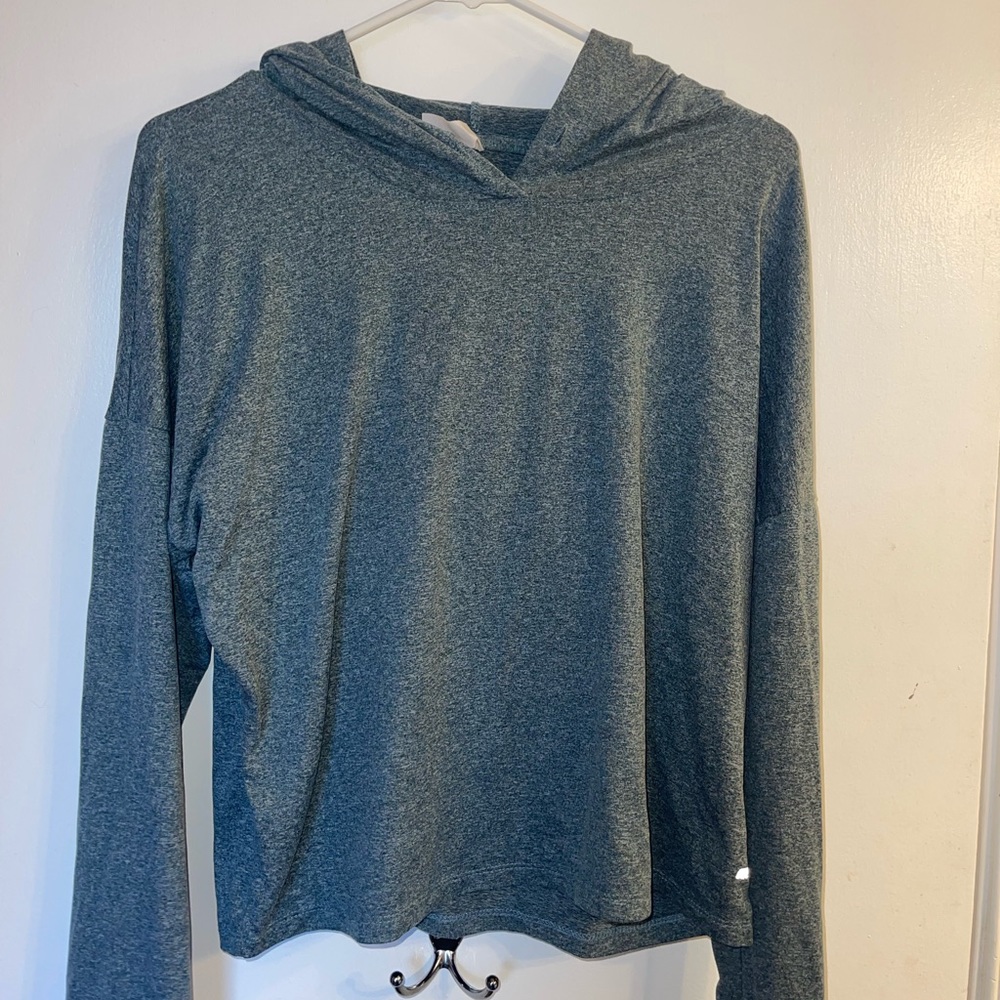 Blue athletic sweatshirt